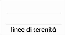 le linee orizzontali trasmettono serenità