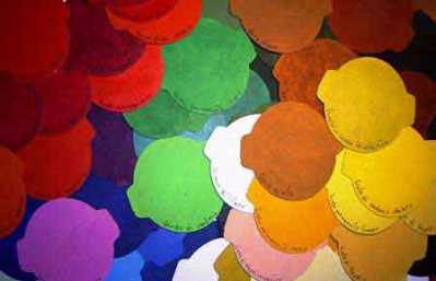 Corso on line di disegno e pittura. Campioni di colori