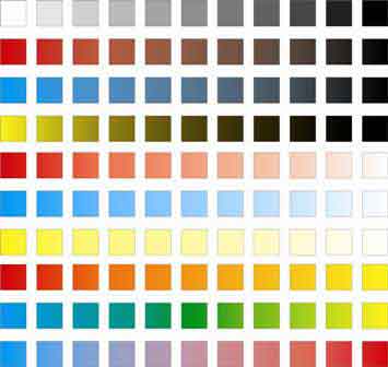 Corso di pittura ad olio on line - Varità di colori.