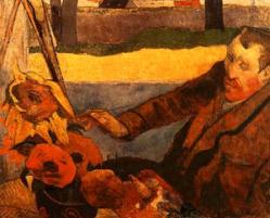 Ritratto Vincent Van Gogh di Paul Gauguin
