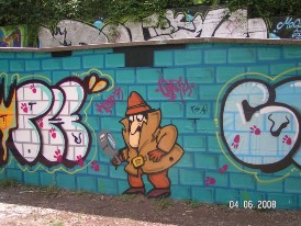 murales a Parco Lieti a Capodimonte