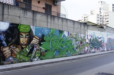Murales Napoli quartiere Ponticelli via A. Consolino