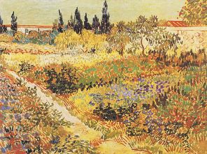 Un giardino fiorito  di Vincent Van Gogh