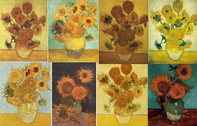 I vasi con girasoli di Van Gogh